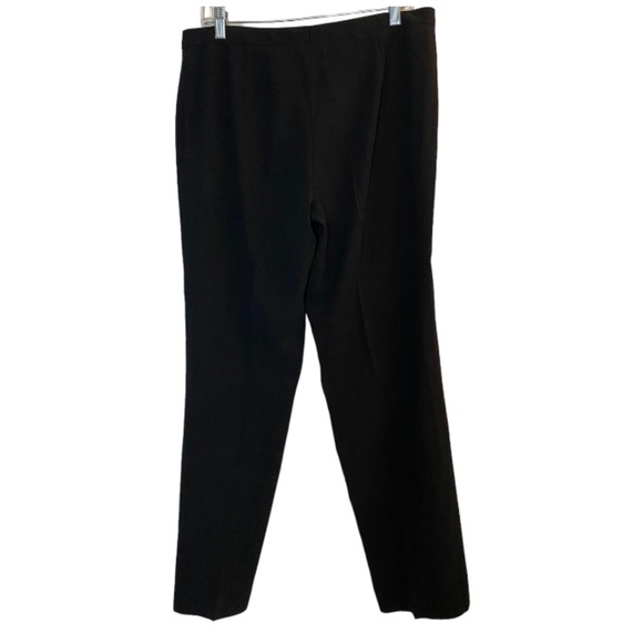 ESCADA Womens Dress Pants Black Pleated Trousers Straight Leg - Picture 4 of 7